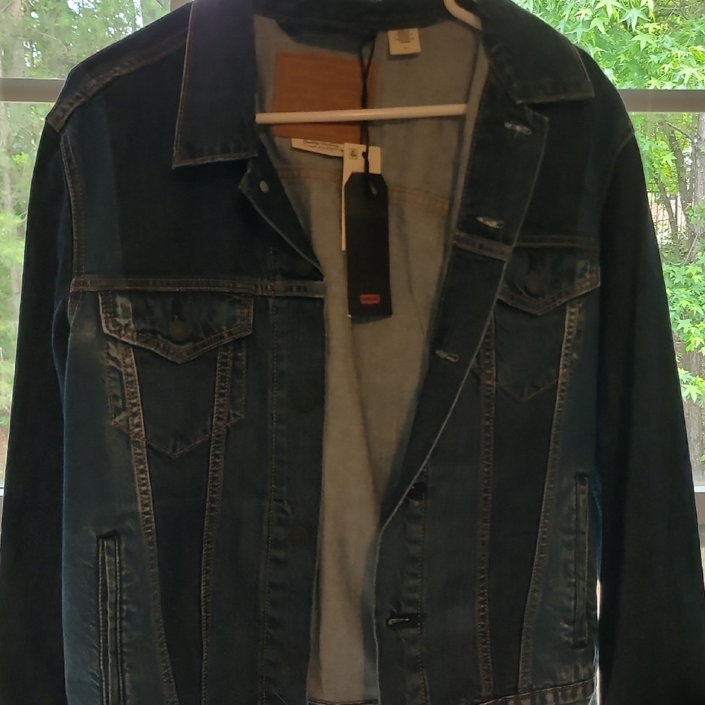 Signature by Levi Strauss Blue Lightweight Shirt Jacket